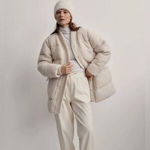Varley - Wynn Sherpa Puffer Coat | Size S